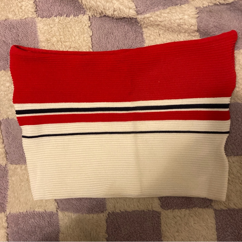 Pac Sun tube top - striped - size Medium - NWOT